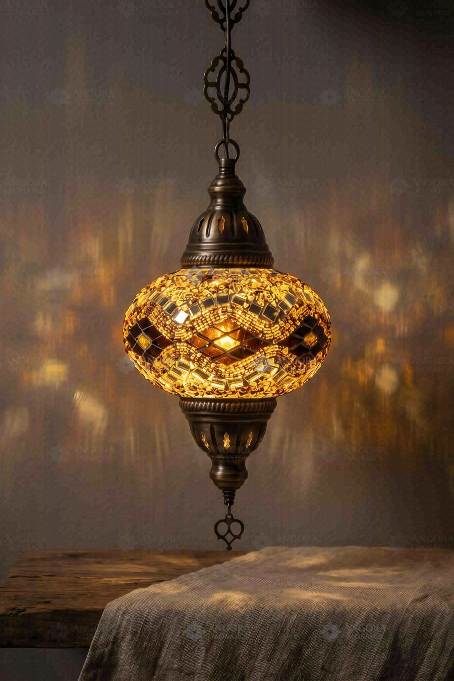 Amber Pendant Lamp