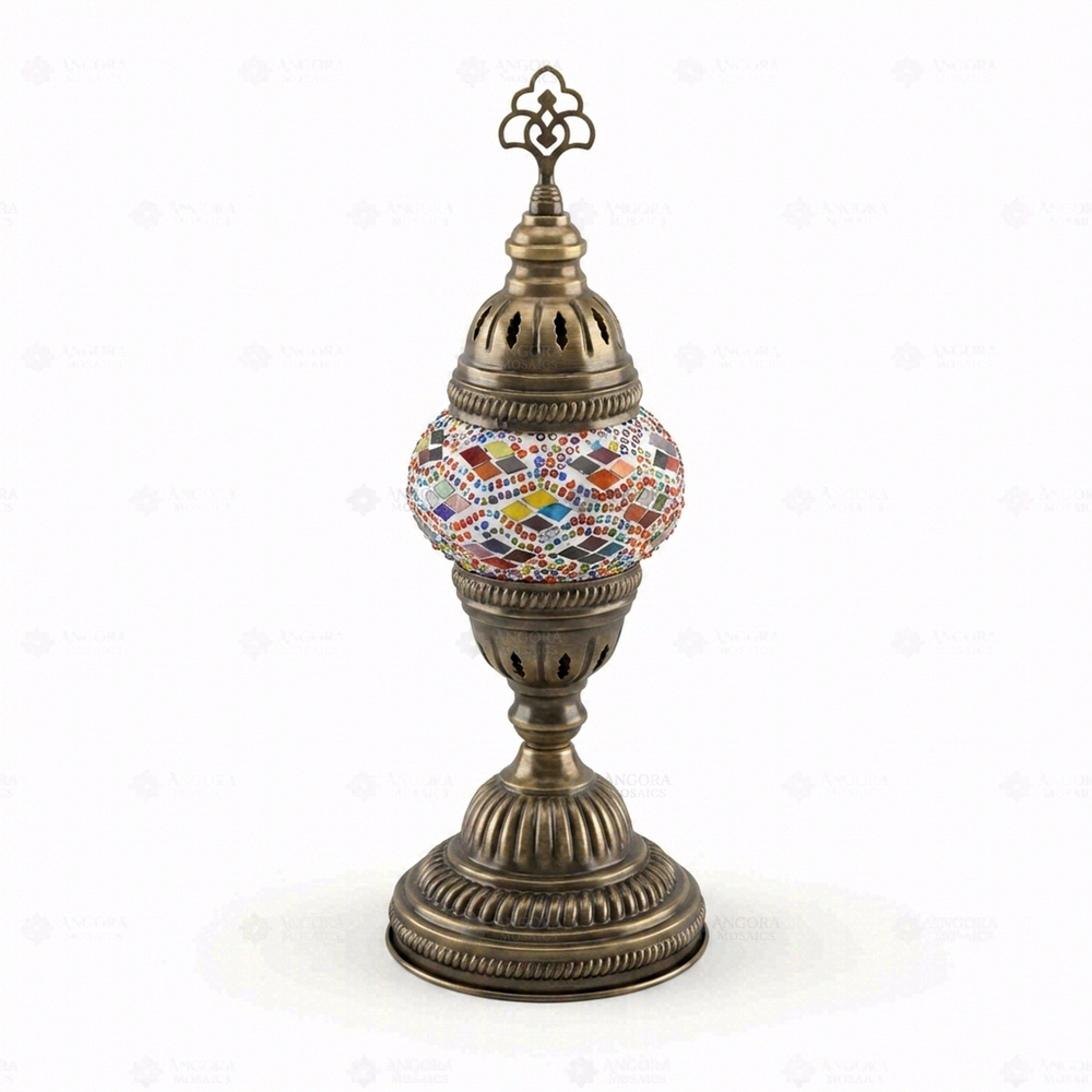 Multicolor Classic Table Lamp, on a white background