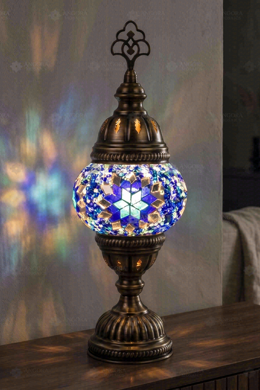 Blue Classic Table Lamp
