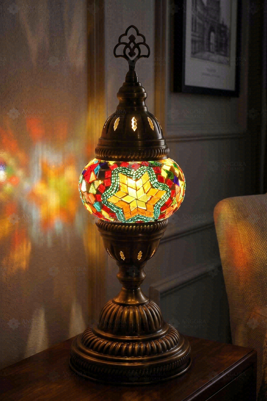 Multicolor Classic Table Lamp