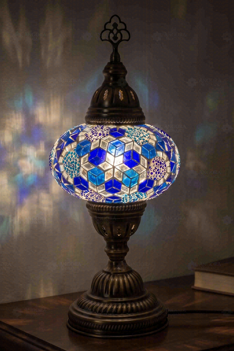 Blue Classic Table Lamp