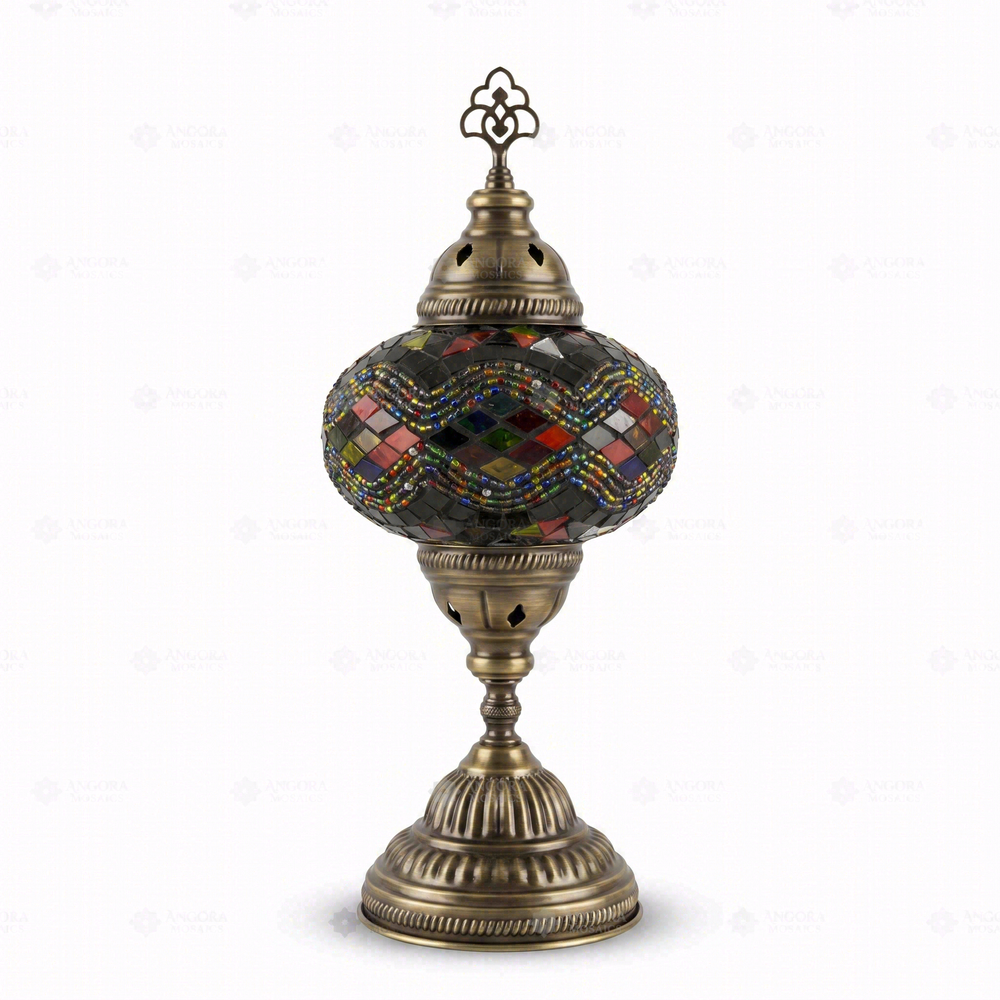 Multicolor Classic Table Lamp, on a white background