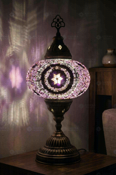 Purple Classic Table Lamp