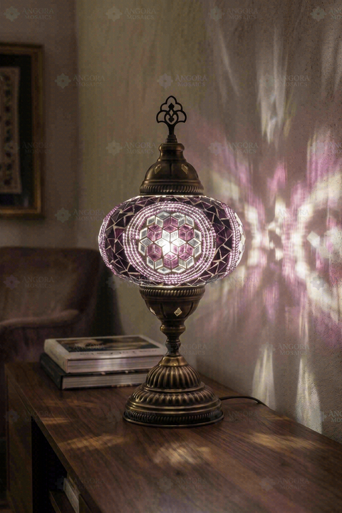 Purple Classic Table Lamp