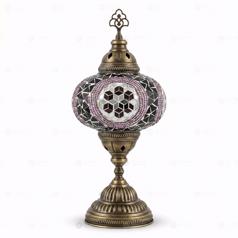 Purple Classic Table Lamp, on a white background