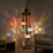 Warm Tones mixed warm Turkish mosaic floor lamp in styled room — handmade Moroccan floor lamp (LMD3N3 (02-10-15))