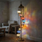 Multicolor multicolor jewel Turkish mosaic floor lamp in styled room — handmade Moroccan floor lamp (LMD9N3 (04-06-13-14-24-25-28-29-65))